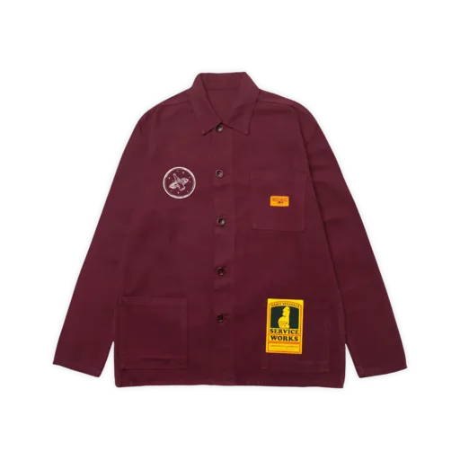Burgundy Coverall Jacket — Le Verre Volé